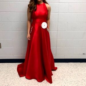 Sherri Hill Radiant Red Prom Dress